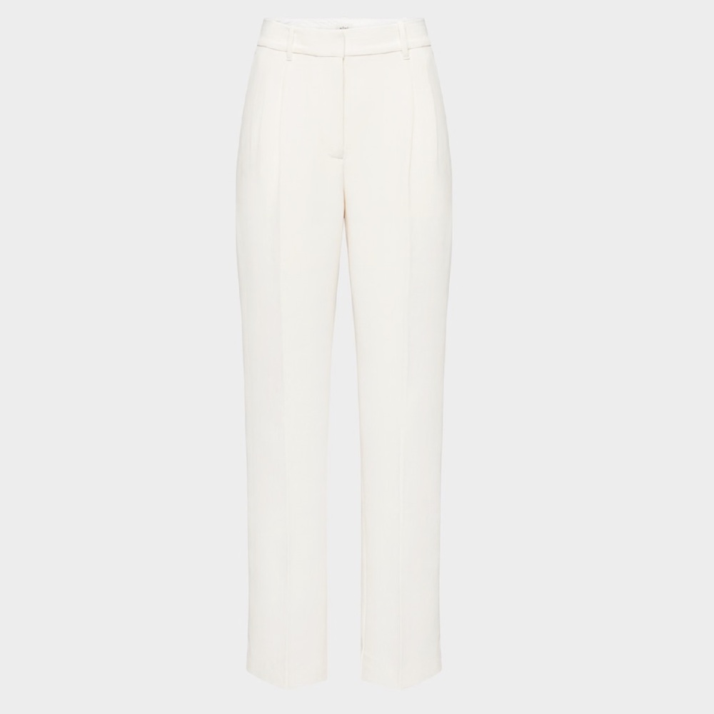 ARITZIA | The Effortless Pant™ - Crepette™ Wilfred Light Birch Trousers |SIZE 00